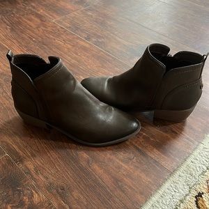 Brown booties